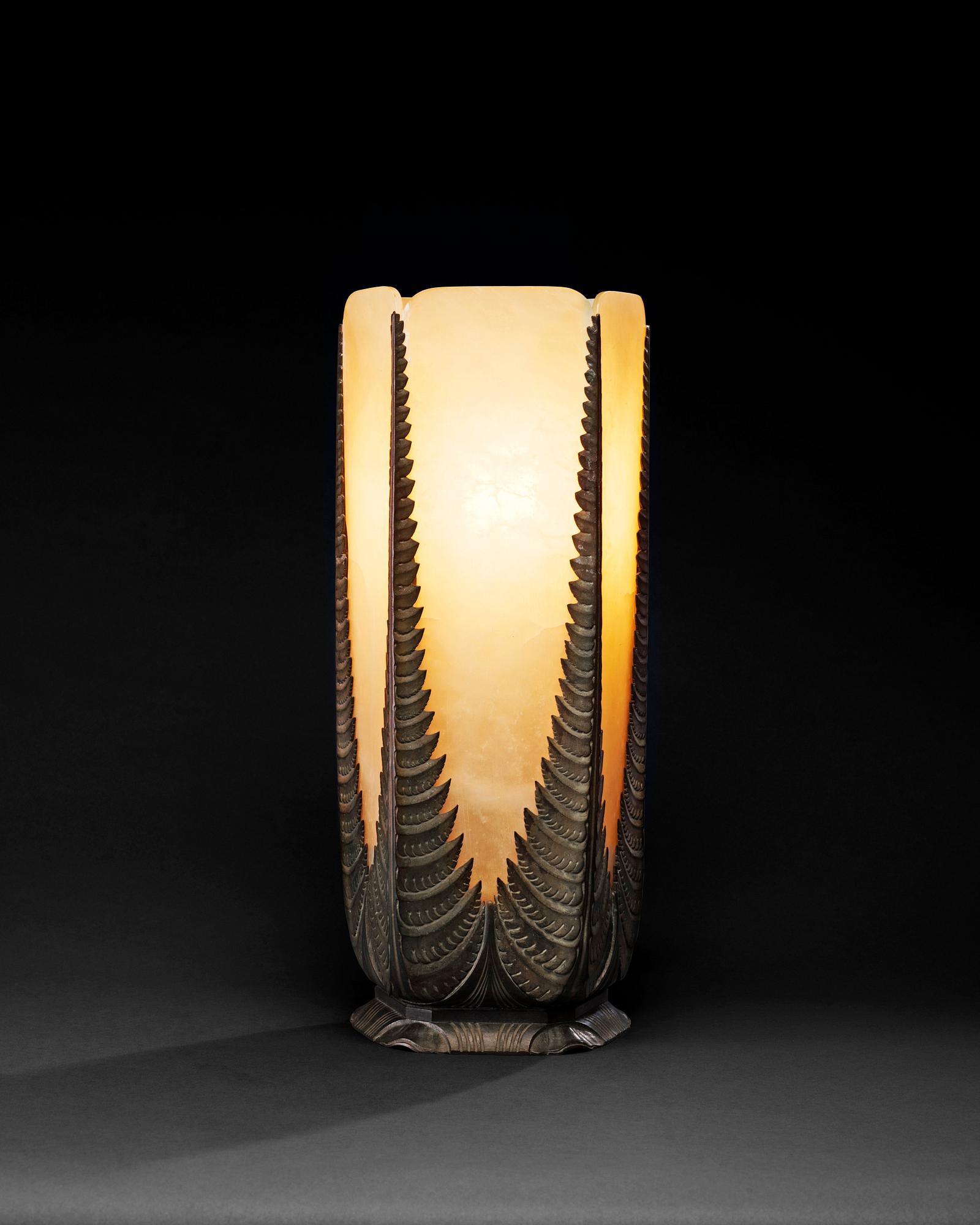 ALBERT CHEURET, bordsarmatur "Fougères", Frankrike, ca 1925-30.