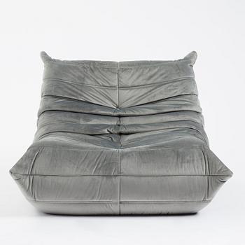 Michel Ducaroy, a 'Togo' sofa, easy chair and stool Ligne Roset, 21st century.