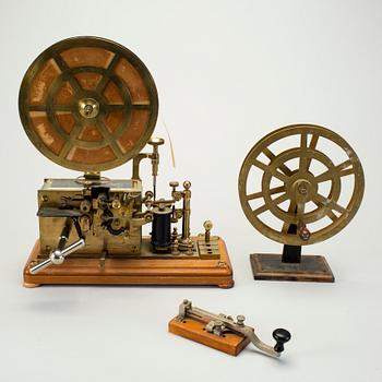 TELEGRAF, L.M. Ericsson, Stockholm, 3 delar, 1900-talets första hälft.