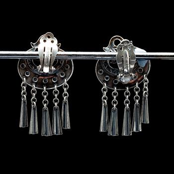 ÖRHÄNGEN, silver, "Kuutar" Kalevala Koru, 1994.