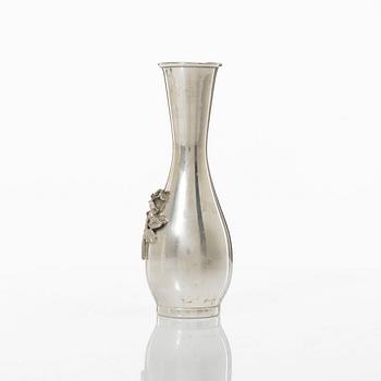 Small vase, sterling silver, 20th century.