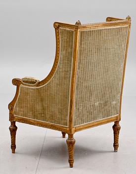 FÅTÖLJ, Louis XVI-stil. 1900-talets början.