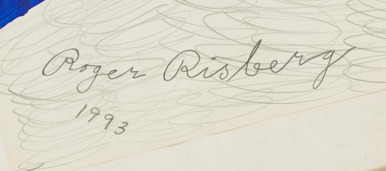 Roger Risberg, Kvinna i blå kjol.