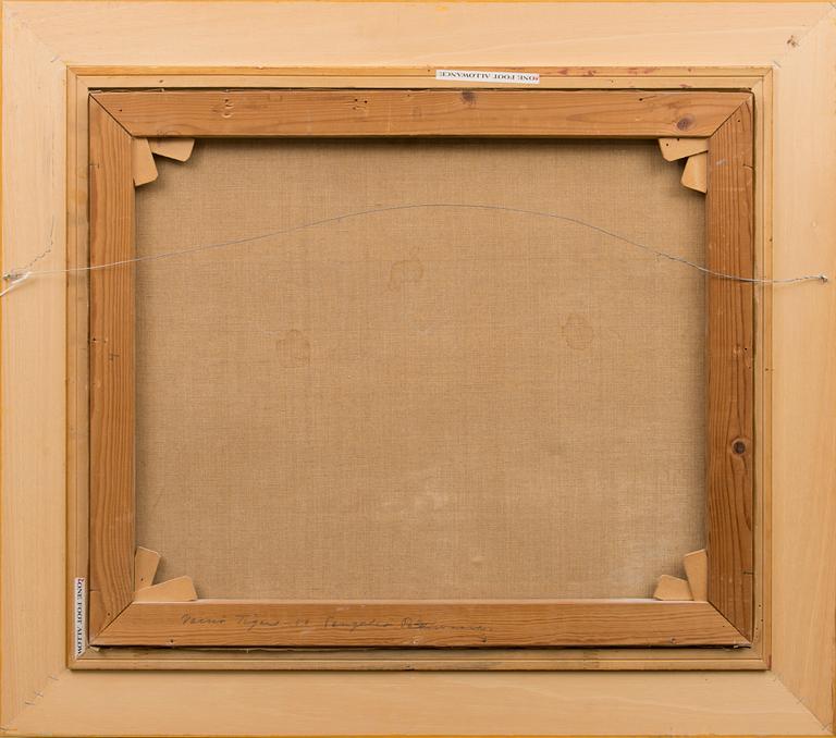 VÄINÖ TIGER, öljy kankaalle, signeerattu ja päivätty -50.