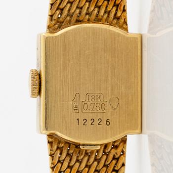 Helvetia, armbandsur, 18K guld, 14,5 mm.