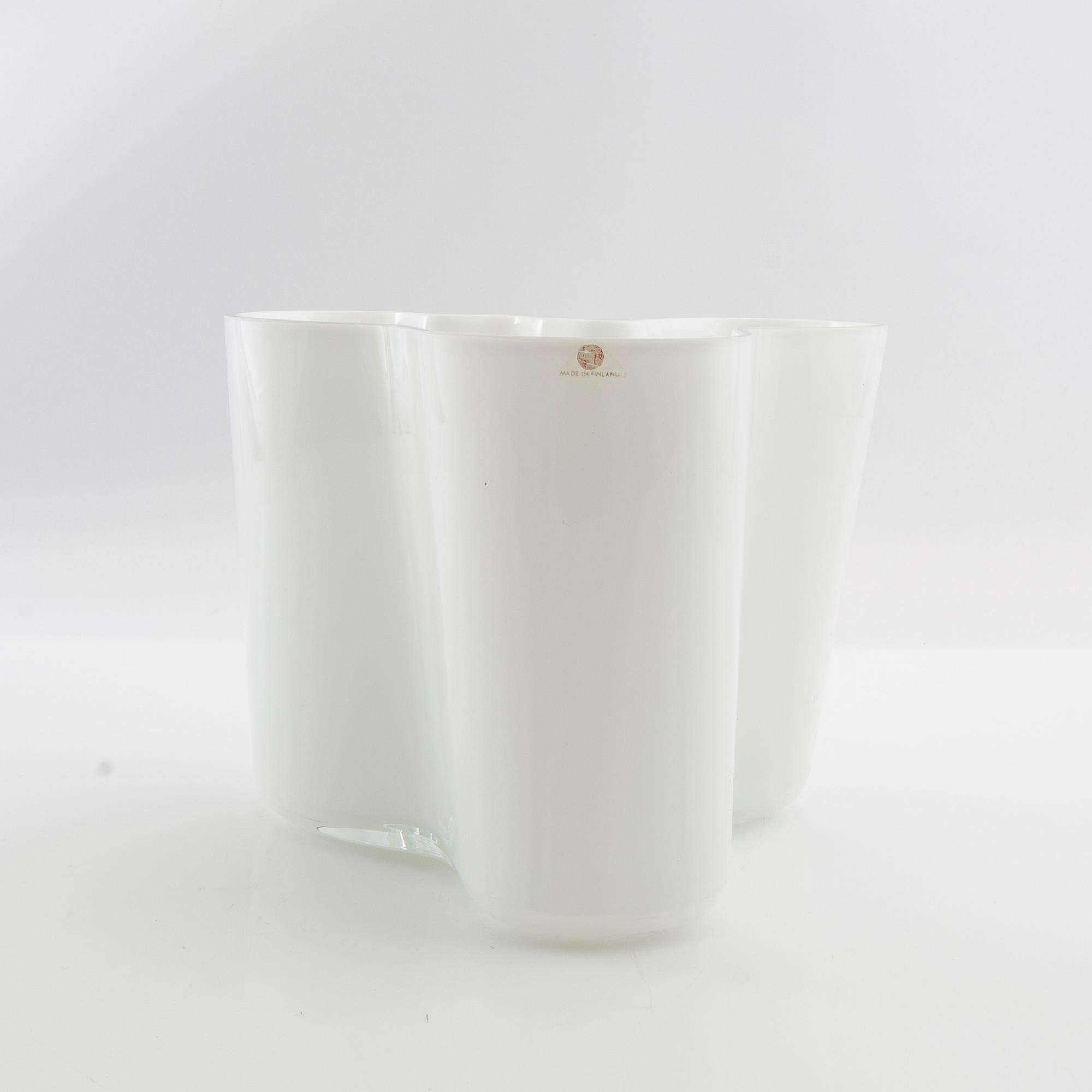 Alvar Aalto, vase model no. 3030 signed Iittala Finland.