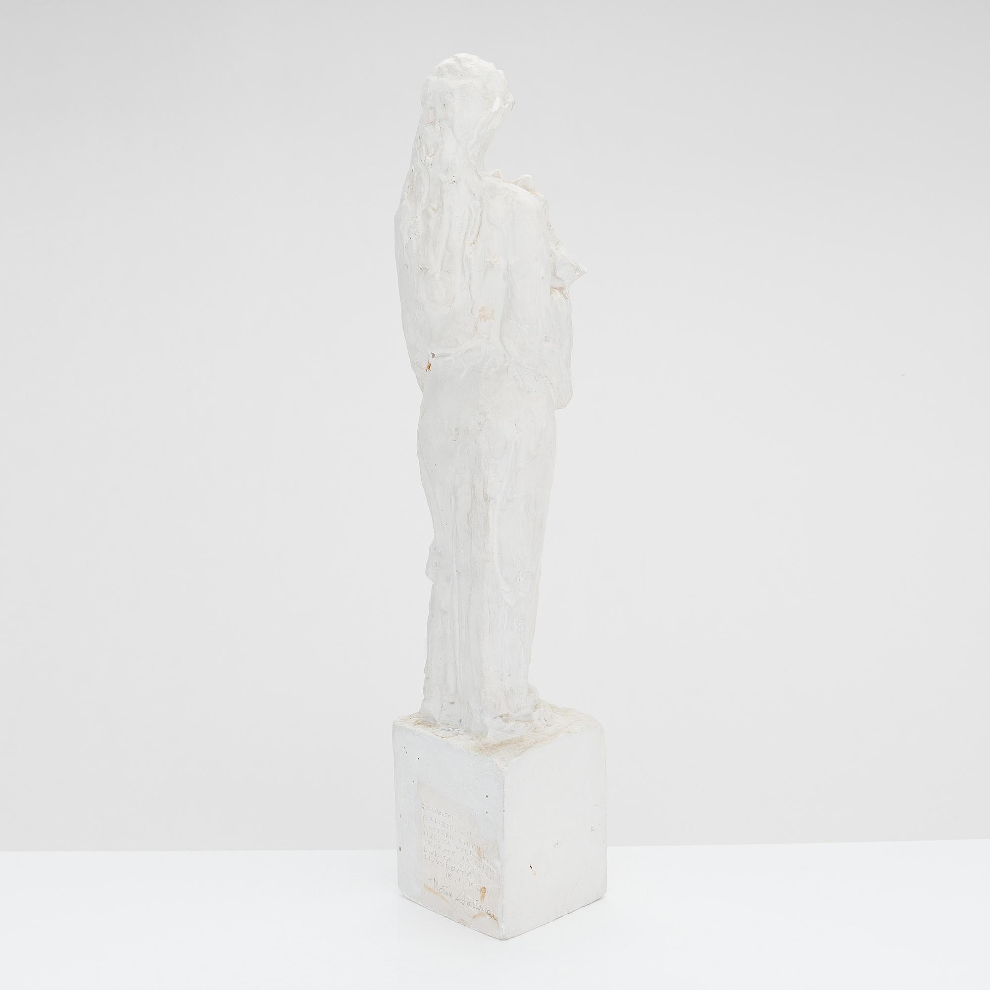 Wäinö Aaltonen, skulptur, gips, signerad.