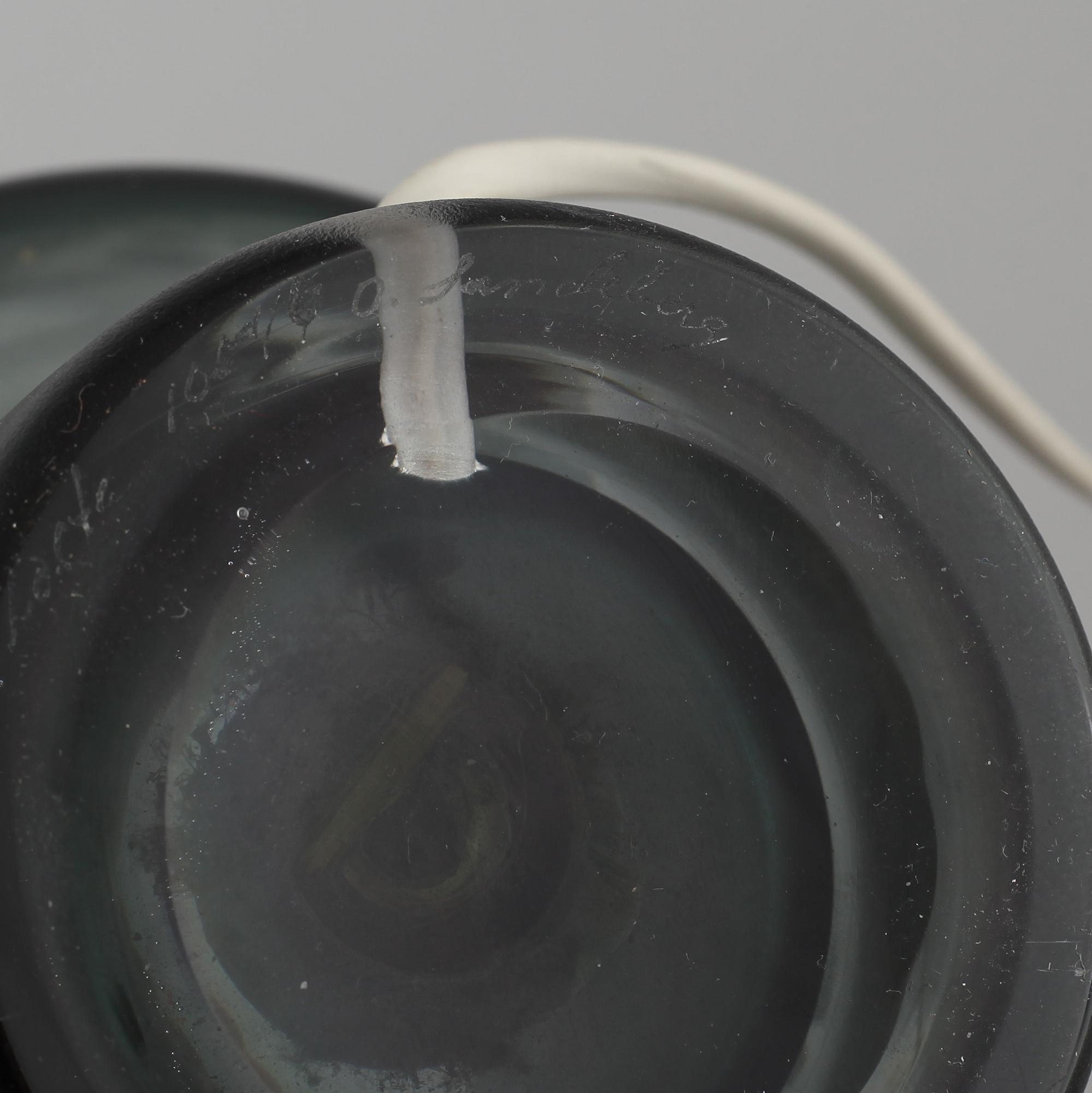 OVE SANDBERG, bordslampa, Kosta, 1900-talets andra hälft.