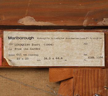 Evert Lundquist, "Från trädgården/Från trädgården II".