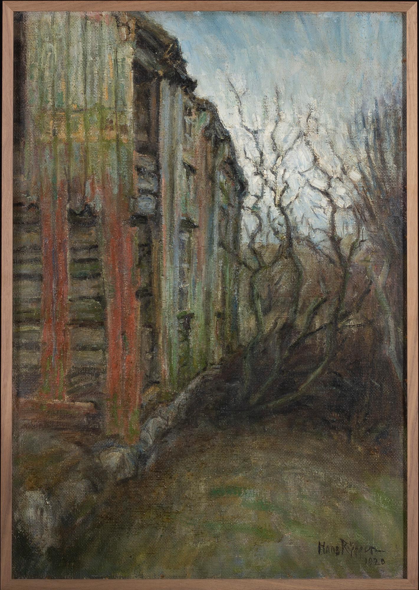 HANS RYGGEN, canvas glued to panel, signed and dated 1920.