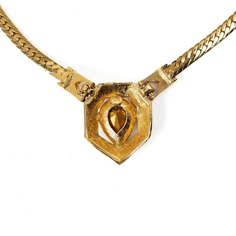 Oscar de la Renta, a necklace, 1980s.