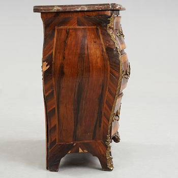A Swedish Rococo commode by Christopher Tietze (master in Stockholm 1764-1791).