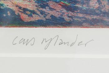 LARS RYLANDER, färgetsning, signerad och numrerad 43/100.