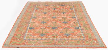 A semi-antique Spanish carpet, possibly Madrid, c 298 x 193 cm.