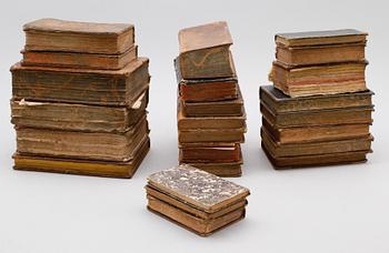SAMLING BÖCKER, 24 st, Frankrike, 1800-talets första hälft.