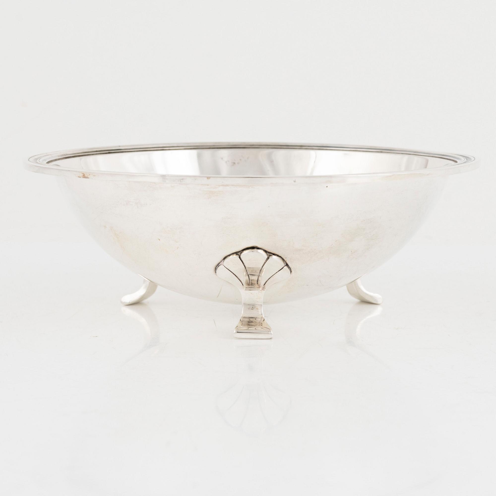 Grann & Laglye, footed bowl, silver, Copenhagen 1937.