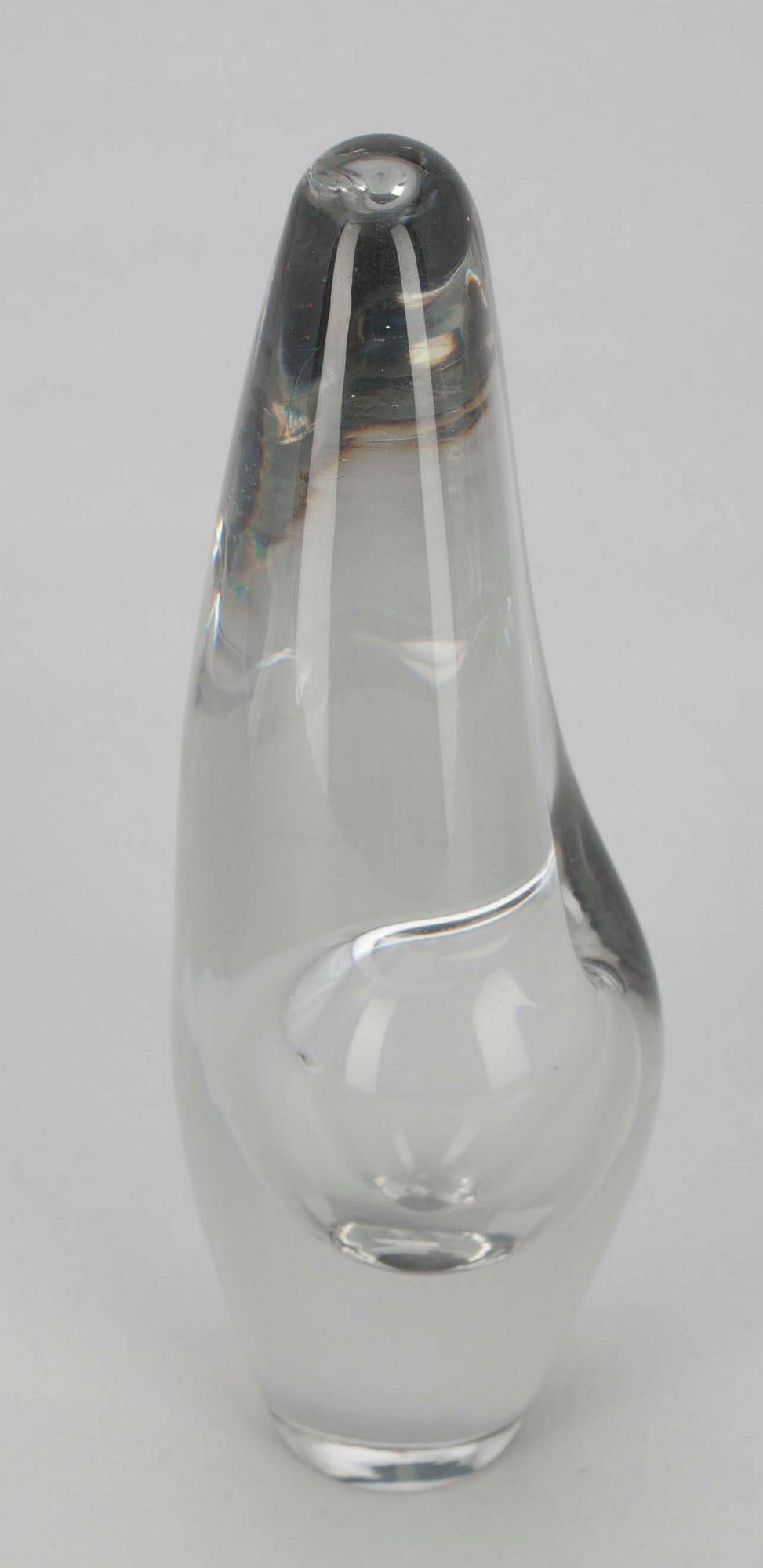 SKULPTUR, glas "Orkidé" sign. Timo Sarpaneva -55, Iittala.