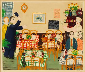 Lennart Jirlow,, a lithograph in colours, signed 283/380.