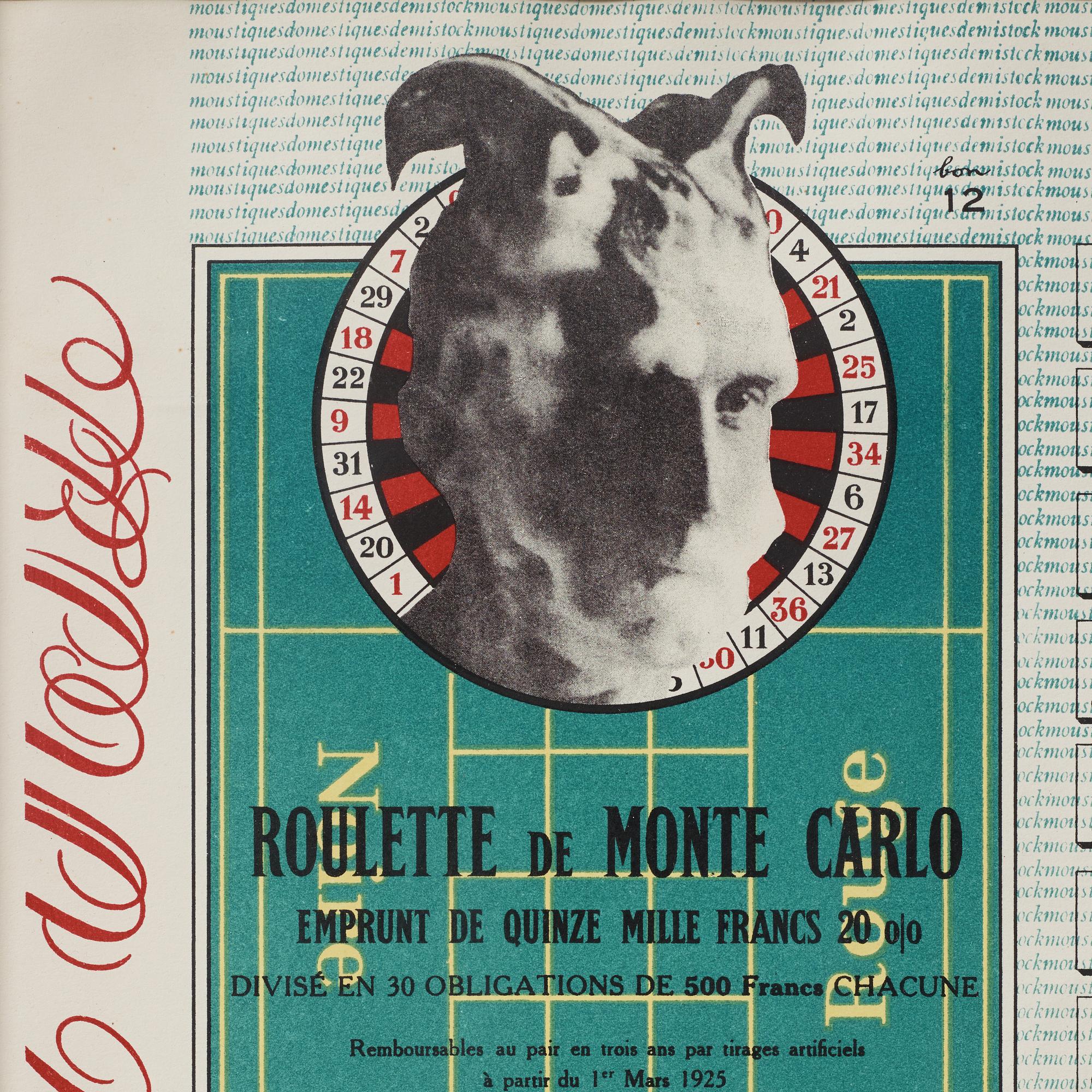 Marcel Duchamp, offsetlitografi i färg, 1924 (tryckt 1938).