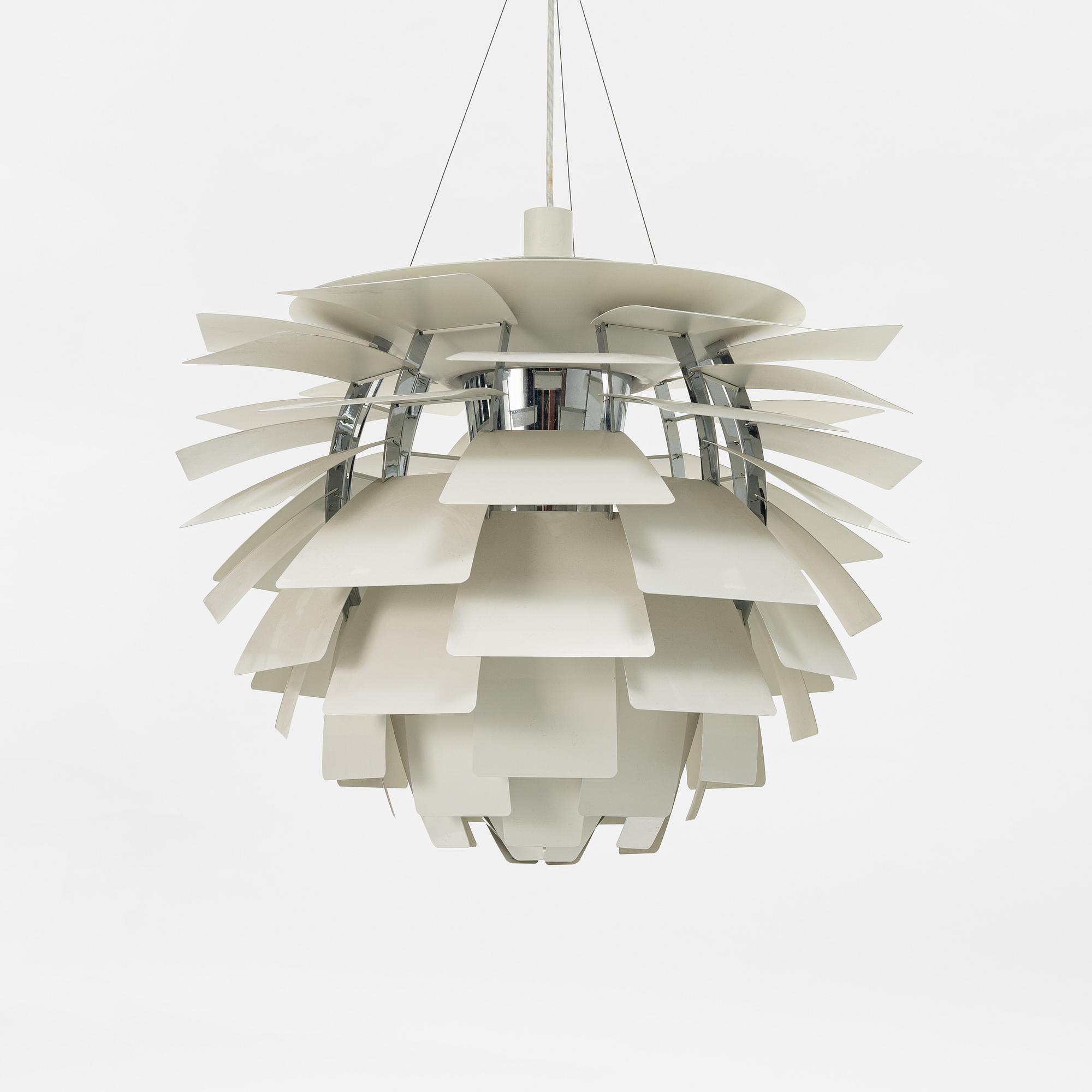 Poul Henningsen, taklampa "PH-Kotte / PH Artichoke", Louis Poulsen, Danmark.