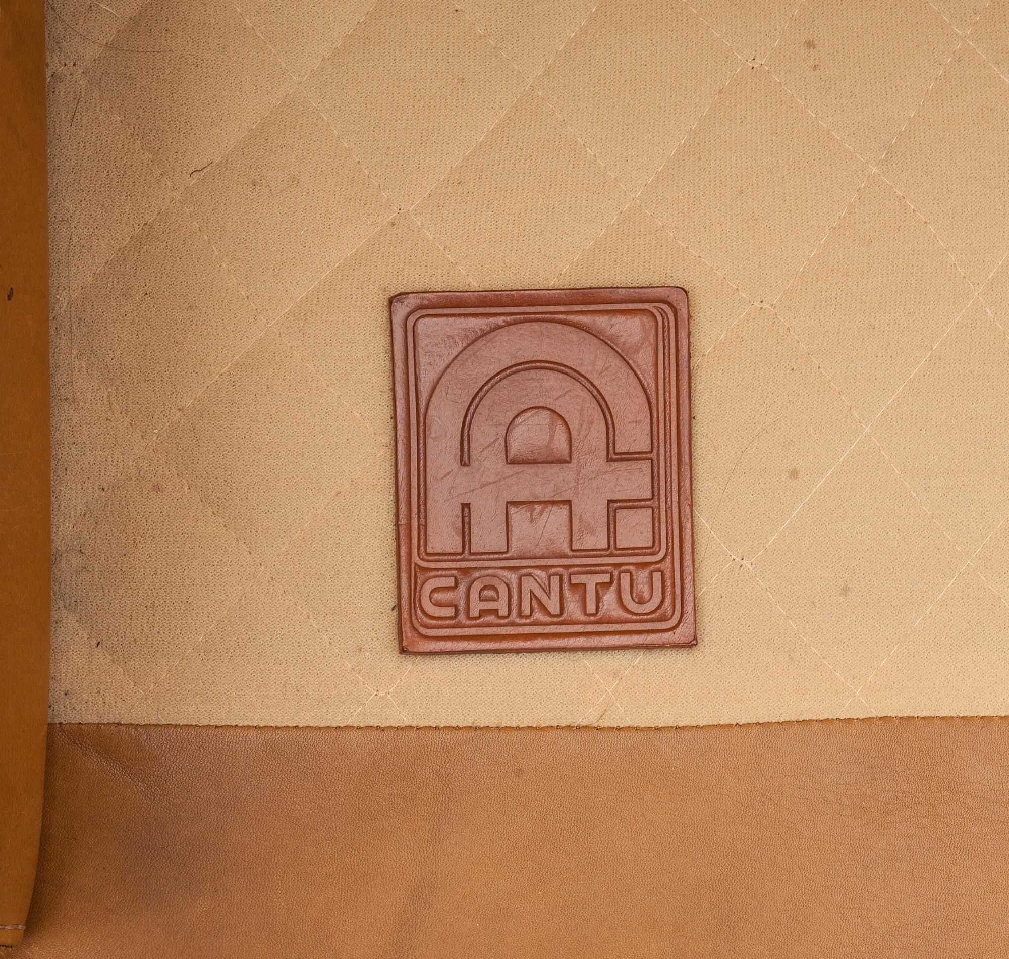 FÅTÖLJER, ett par, Cantu, 1970-tal.