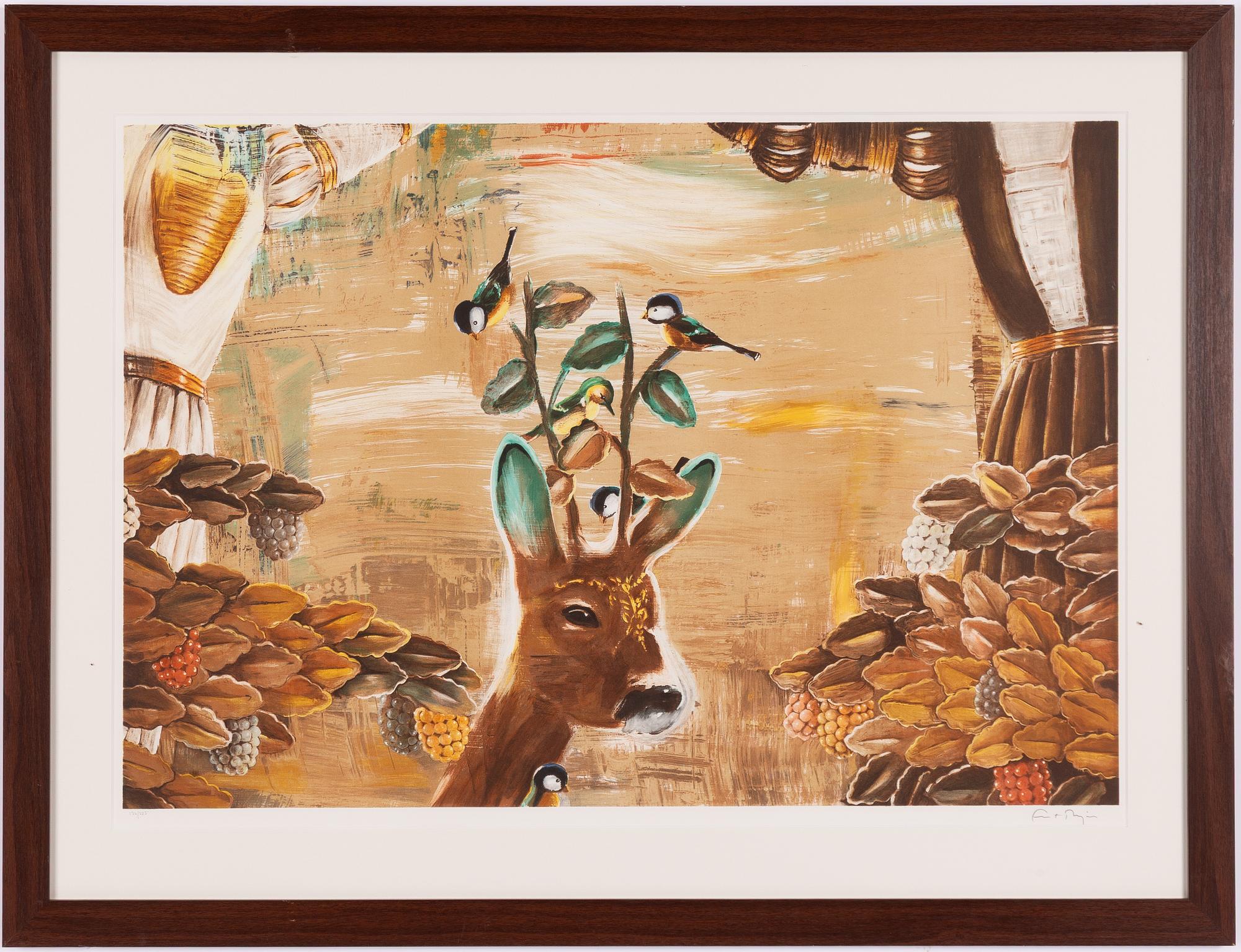 Ernst Billgren, "Bruna väninnor"- Ur portföljen "Vid vägens slut".