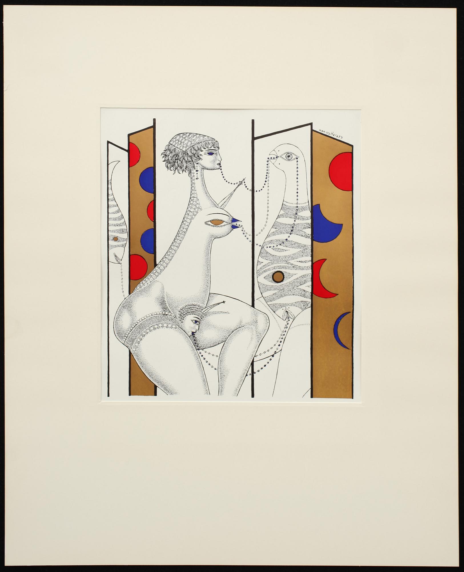 MAX WALTER SVANBERG, 8 st, färgseriegrafier, ej sign.