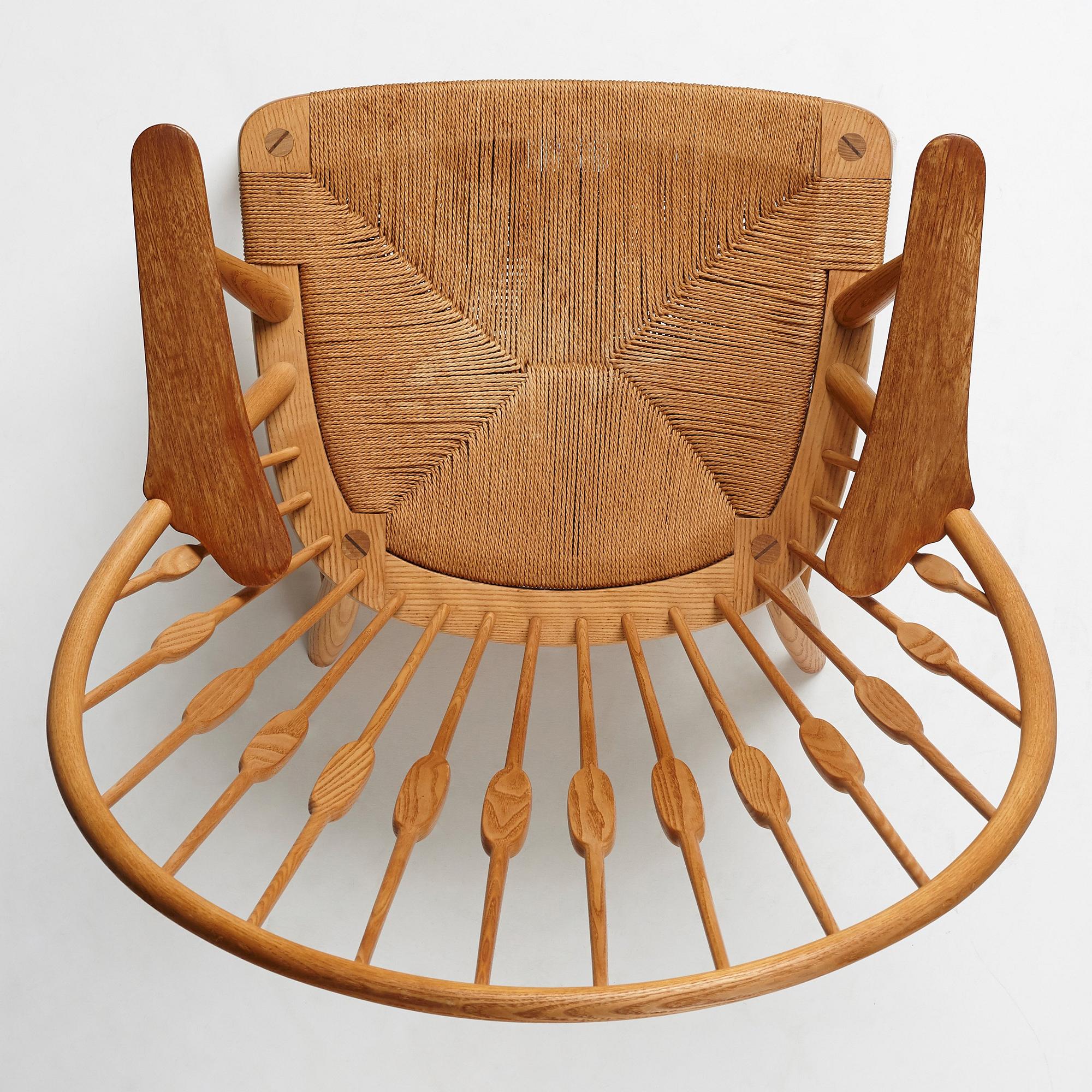 Hans J. Wegner, "Påfågelstolen / Peacock chair", Johannes Hansen, Danmark, 1950-60-tal.
