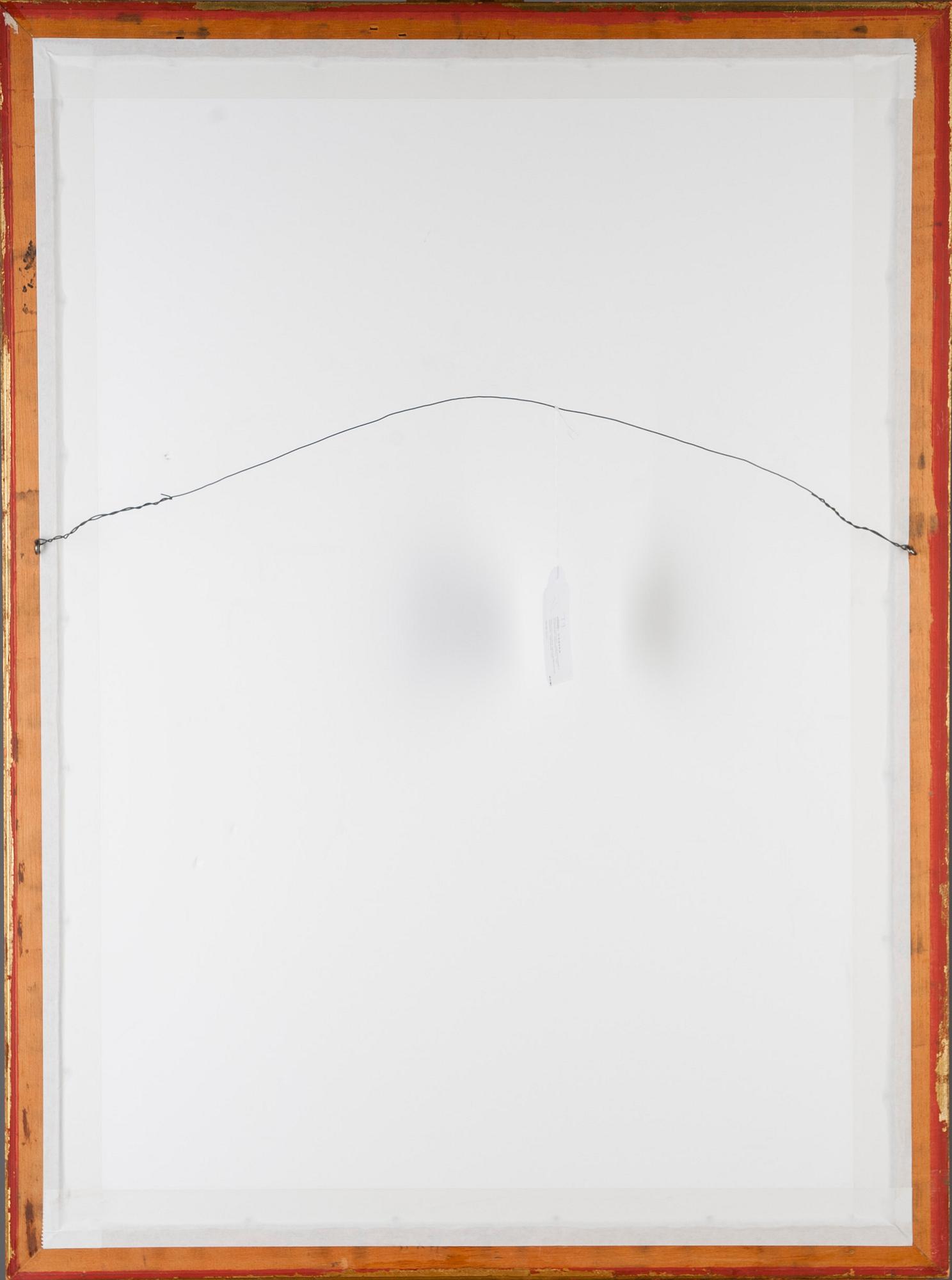 MATTI HAUPT, blandteknik på papper, signerad.