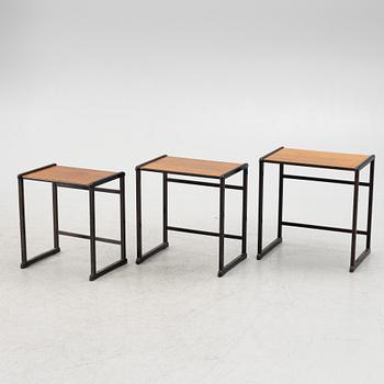 Tea table, 3 pieces, mid-20th century.