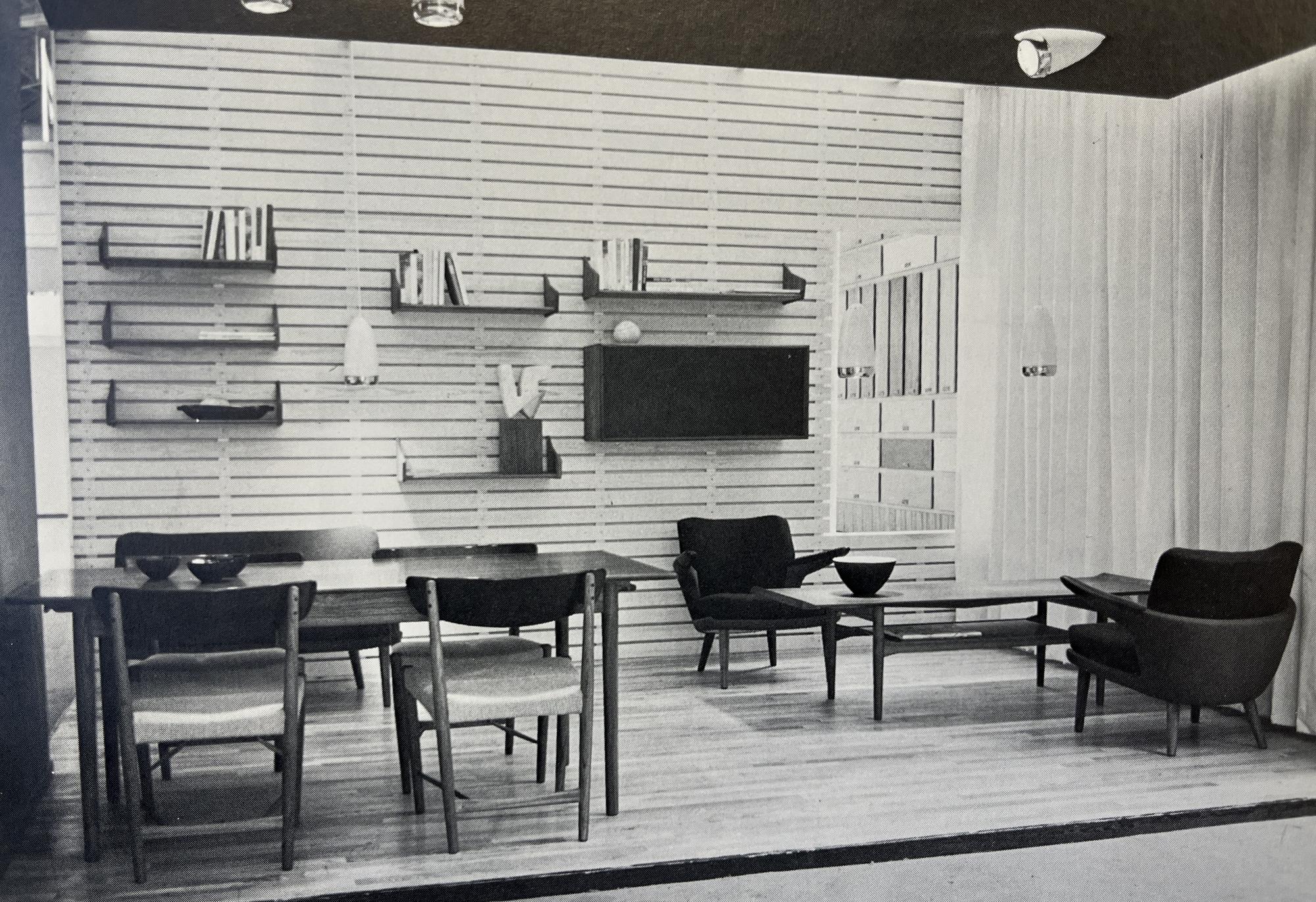 Ib Kofod-Larsen, a rare armchair model 423, Christensen & Larsen, Denmark, 1950s.