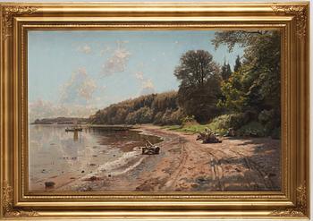 Peder Mork Mönsted, Peder Mork Mönsted, signed P. Mönsted and dated Fanö 1915.