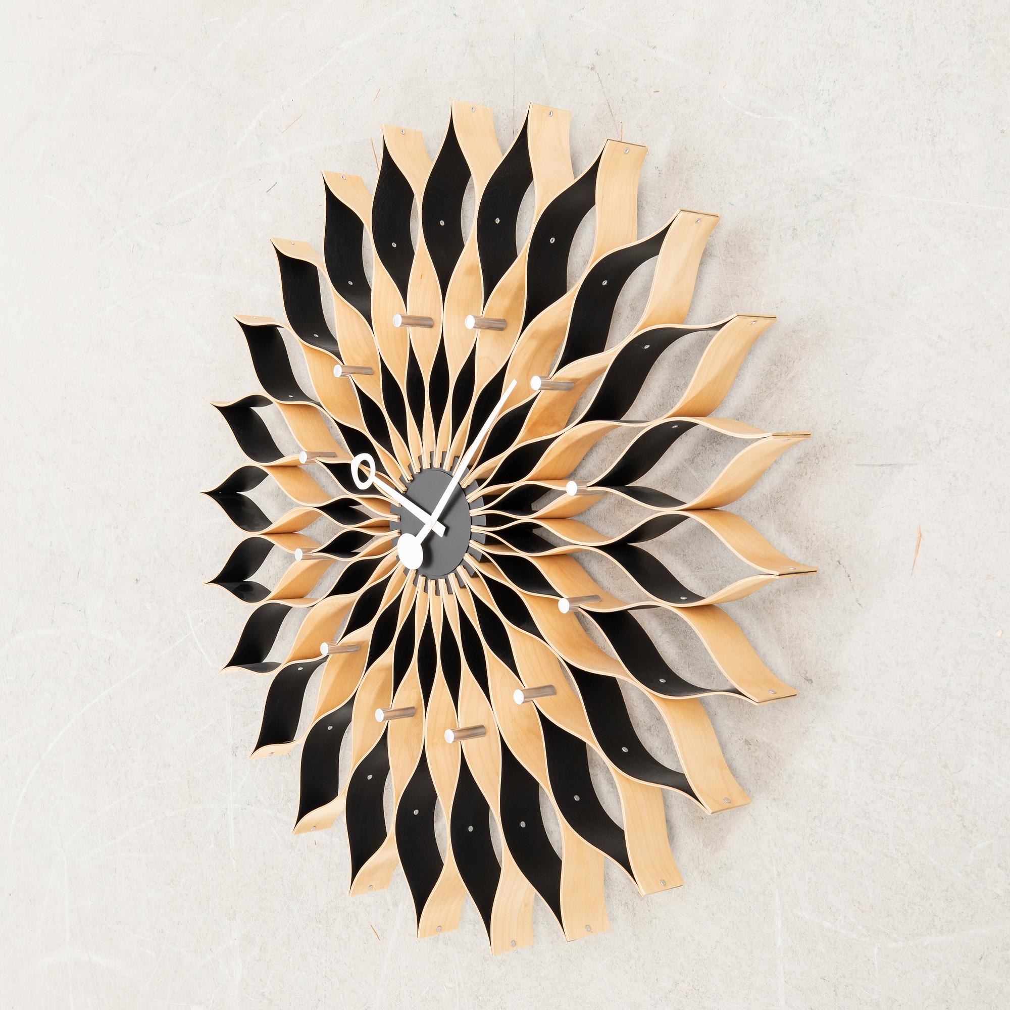 George Nelson, Wall clock, "Sunflower clock", Vitra.