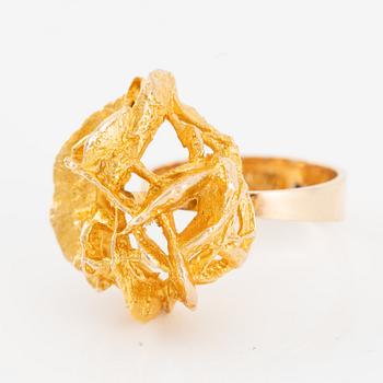 Lapponia ring 14K gold, design Björn Weckström.