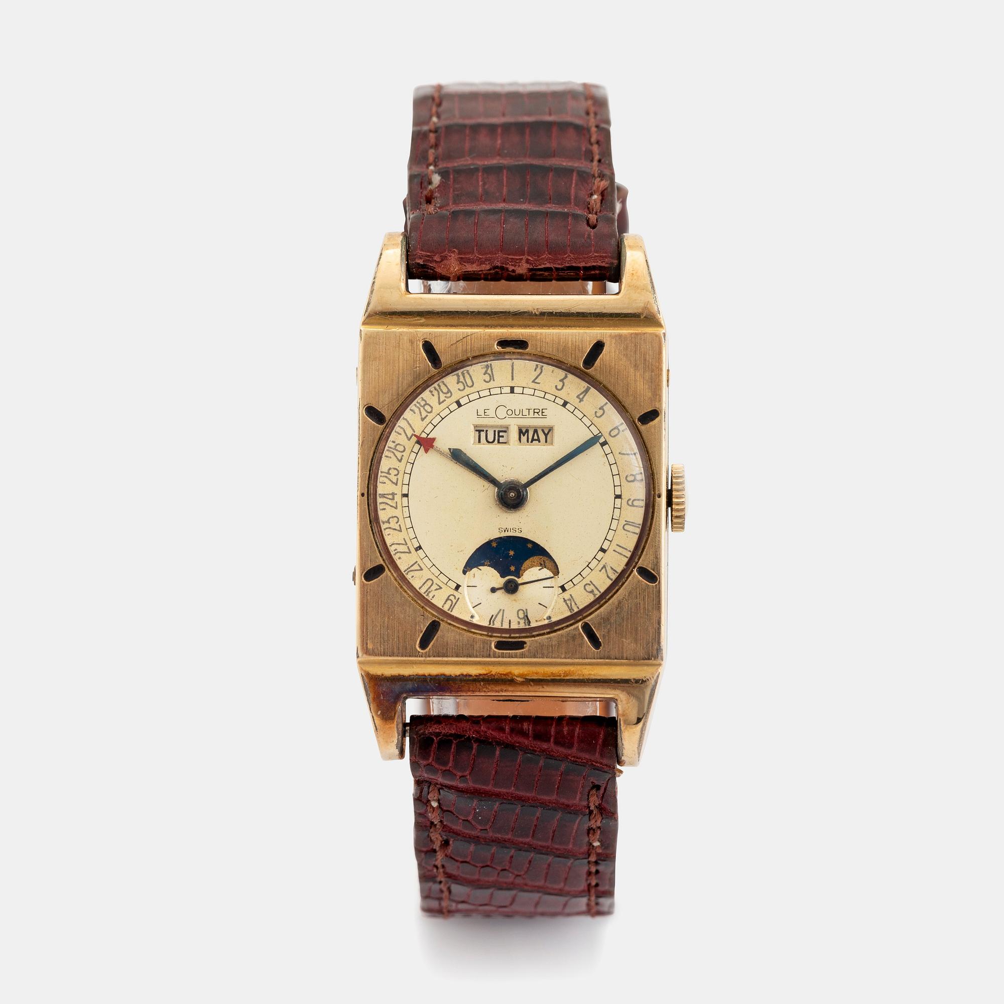 LeCoultre, "Triple Date Moonphase", ca 1949.