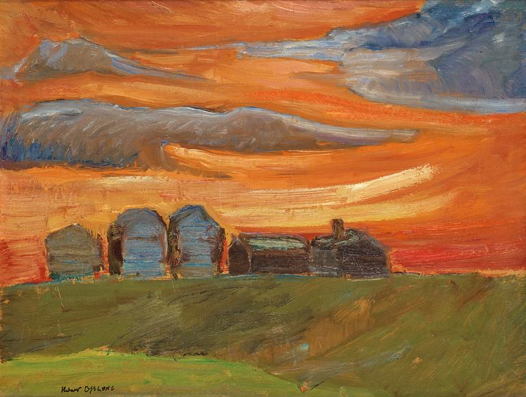 Helmer Osslund, "Sommarnatt, Nordingrå" (Summer night, Nordingrå).