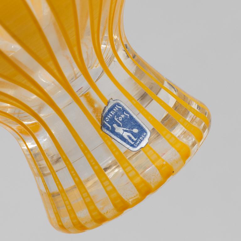 Bengt Orup, 45 pieces of a 'Strikt' glass service, Johansfors, Sweden, 1950's.