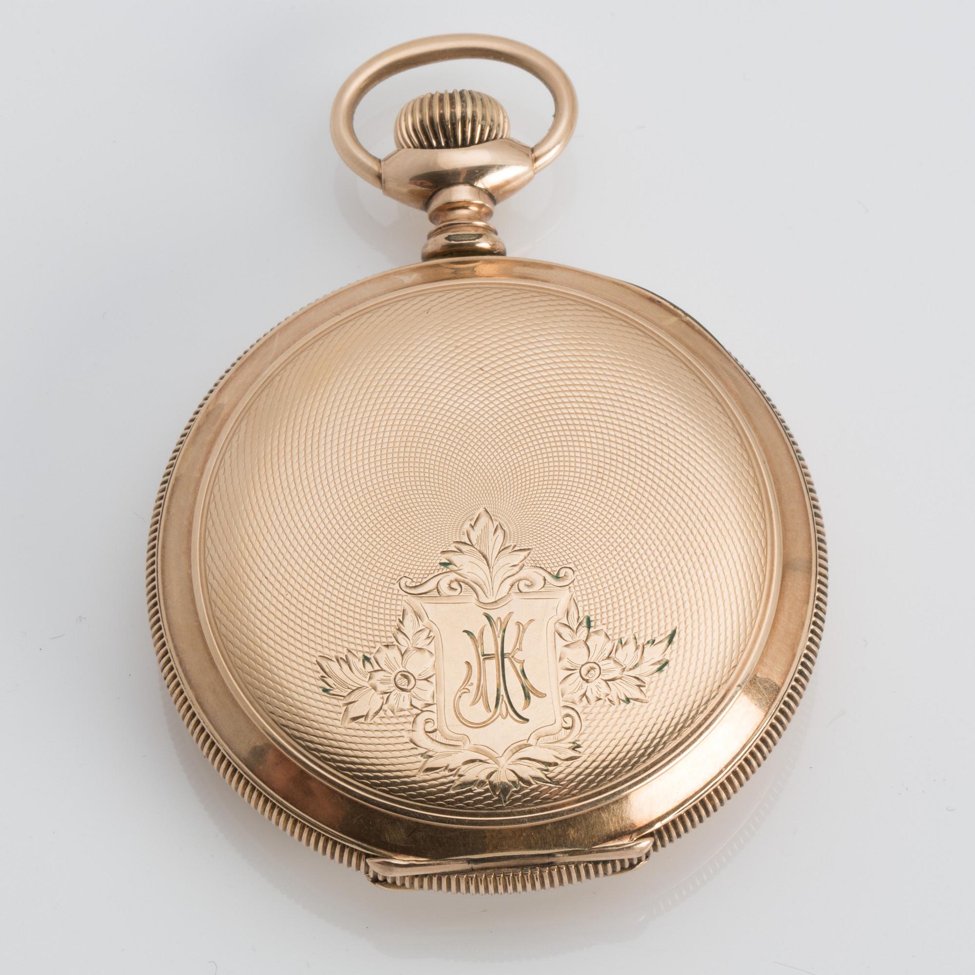 WALTHAM MASS, pocket watch, 52 mm,