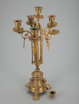 KYNTTELIKKÖ, kullattua pronssia, Venäjä 1800-luvun loppu.