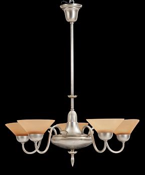 TAKLAMPA, 1900-talets första hälft. Höjd ca 68 cm.