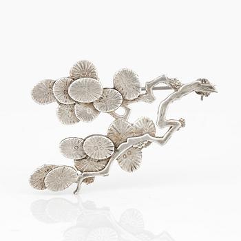 BROSCH, silver, Wiwen Nilsson, Lund, 1958. Vikt ca 12,5g.