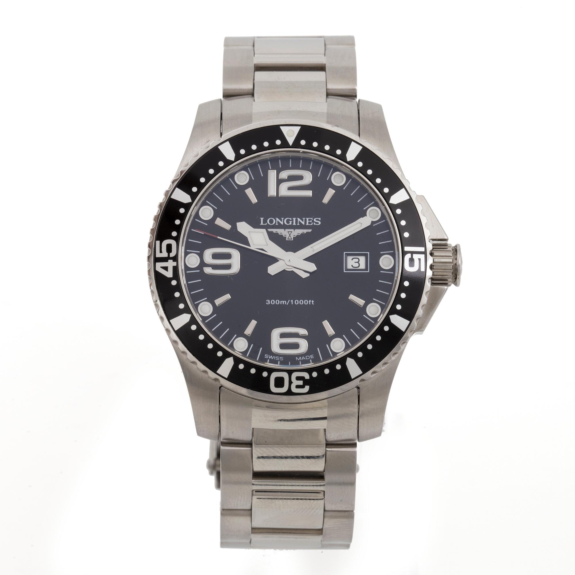 LONGINES Hydro Conquest 300m 1000ft wristwatch 39 mm Bukowskis