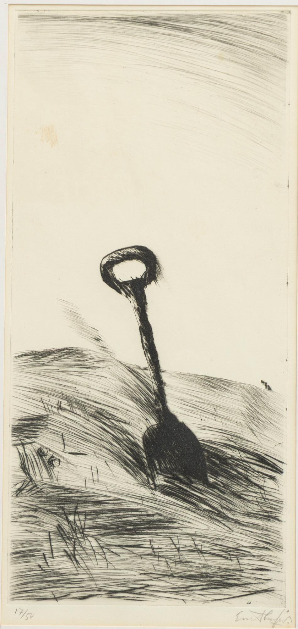 Evert Lundquist, Spade.