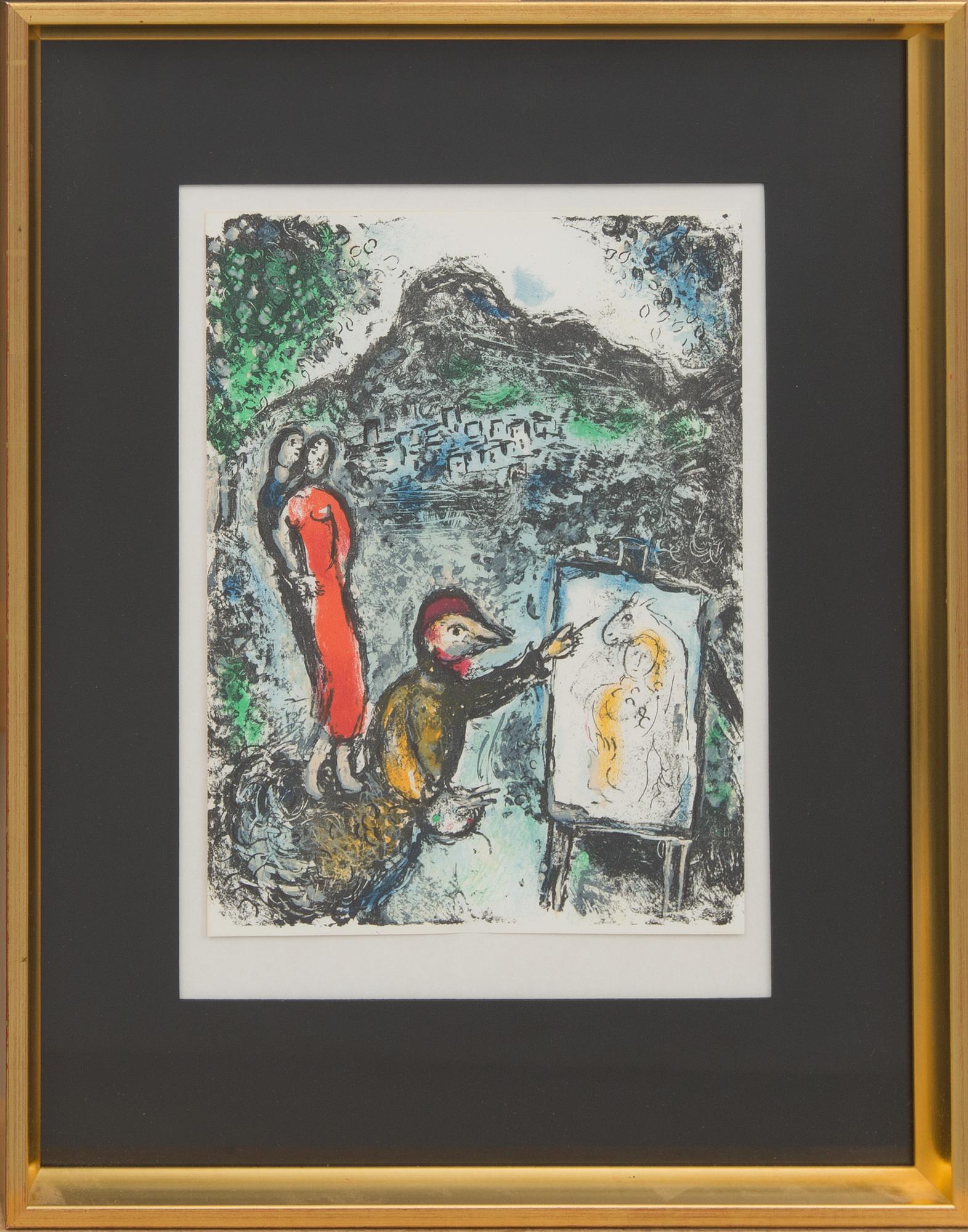 MARC CHAGALL, originalfärglitografi.