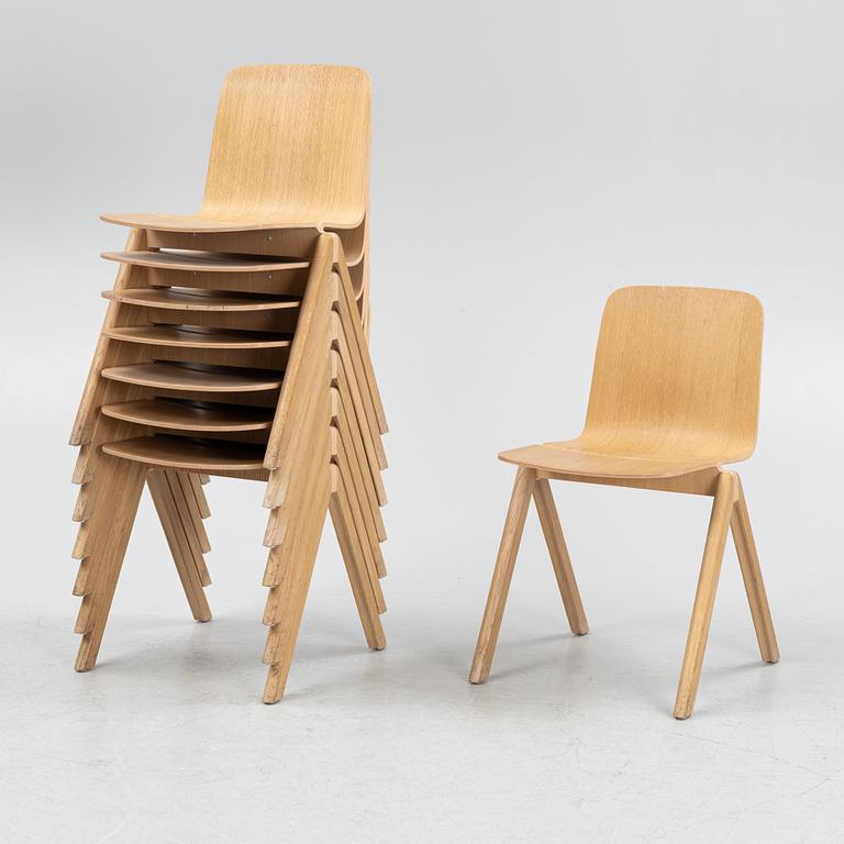 Ronan & Erwan Bouroullec, a set of eight 'Copenhague CPH- chairs from Hay, Denmark.