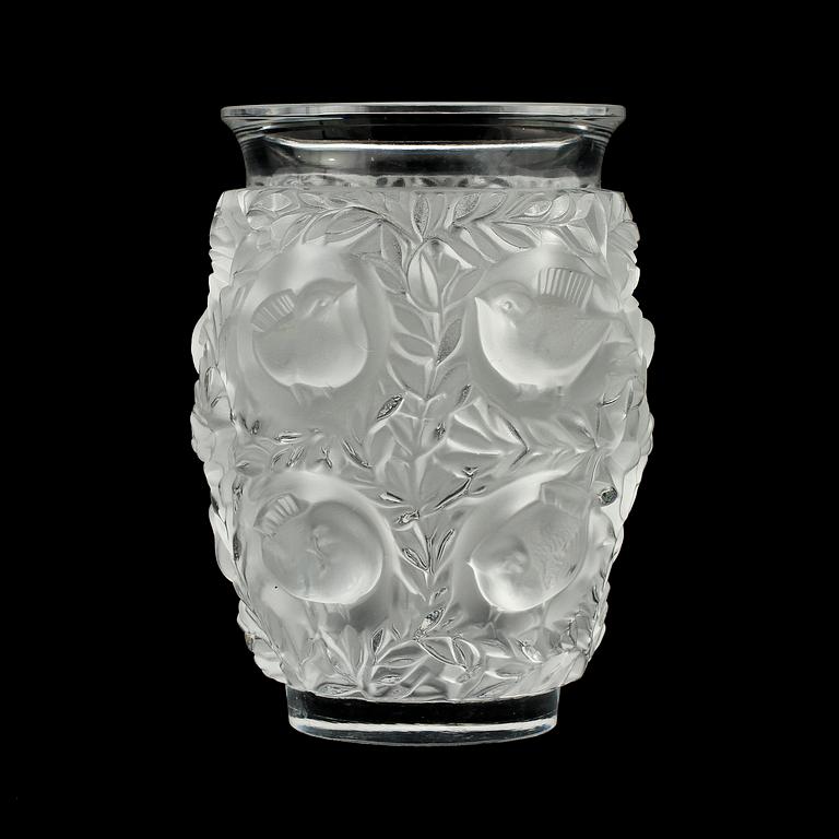 VAS, glas, "Bagatelle", Lalique, Frankrike, sign.