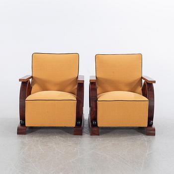 FÅTÖLJER ETT PAR, 1900 -talets första hälft.