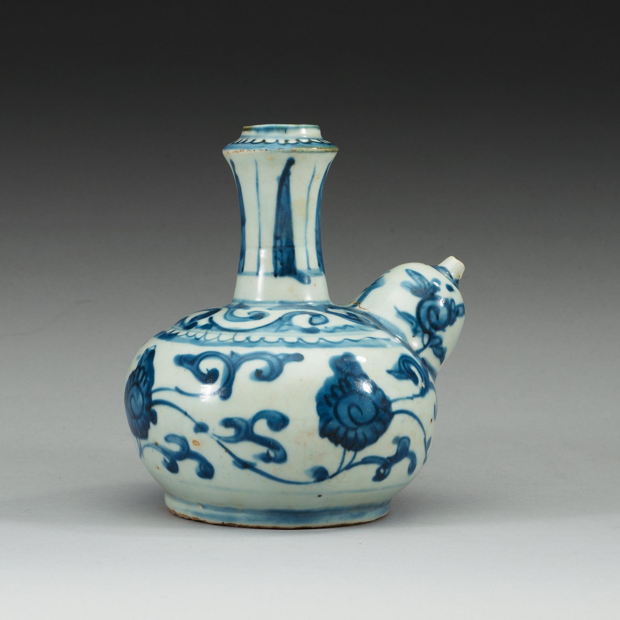 KENDI, porslin. Ming dynastin, 1600-tal.
