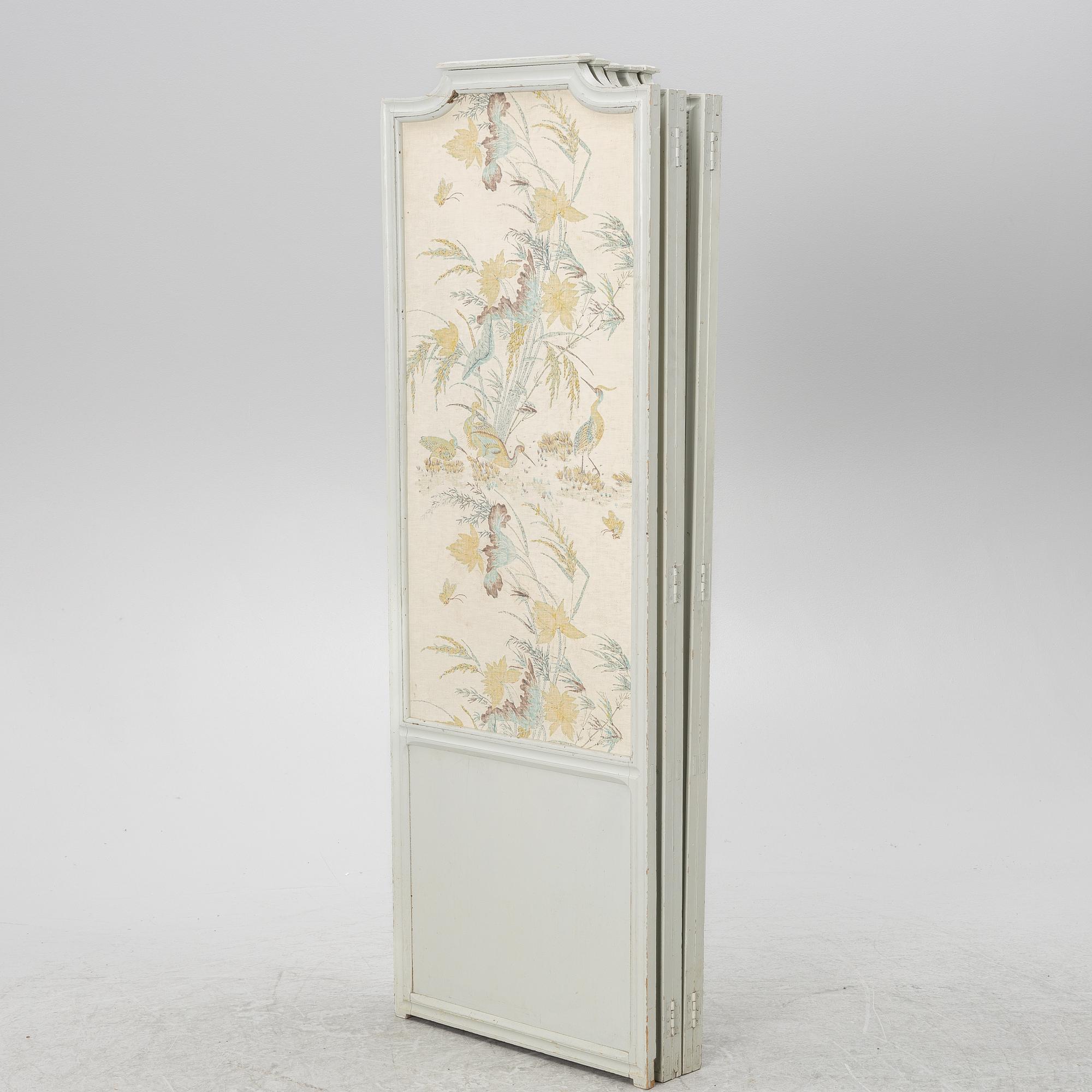 Vikskärm, gustaviansk stil, 1900-tal.