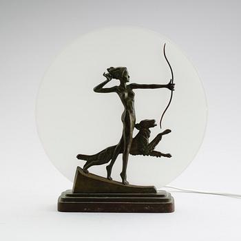 BORDSLAMPA, art déco, 1900-talets första hälft.